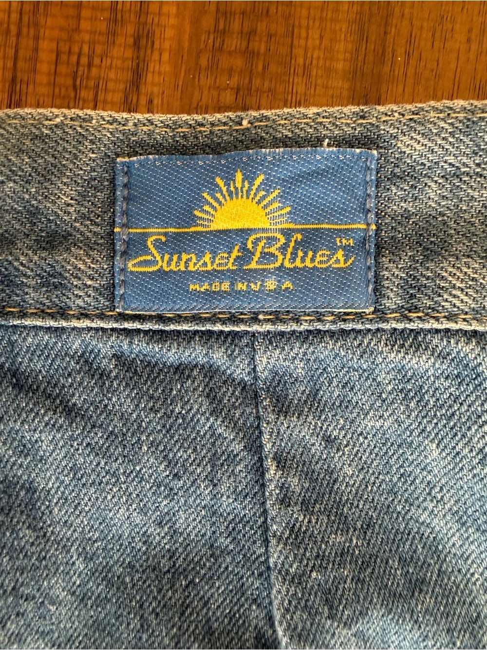 Sunset Blues Vintage 80’s Denim - Picture 13 of 14